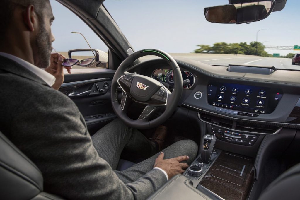 2019 Cadillac CT6 with Super Cruise engaged