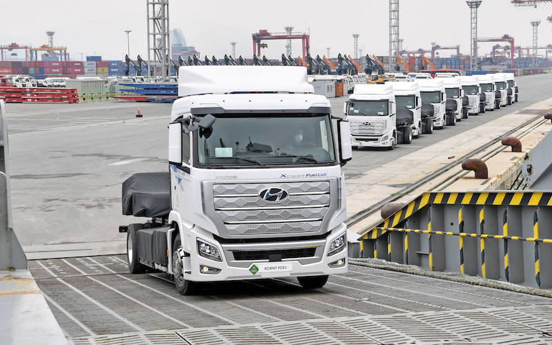 Hyundai Xcient fuel cell truck