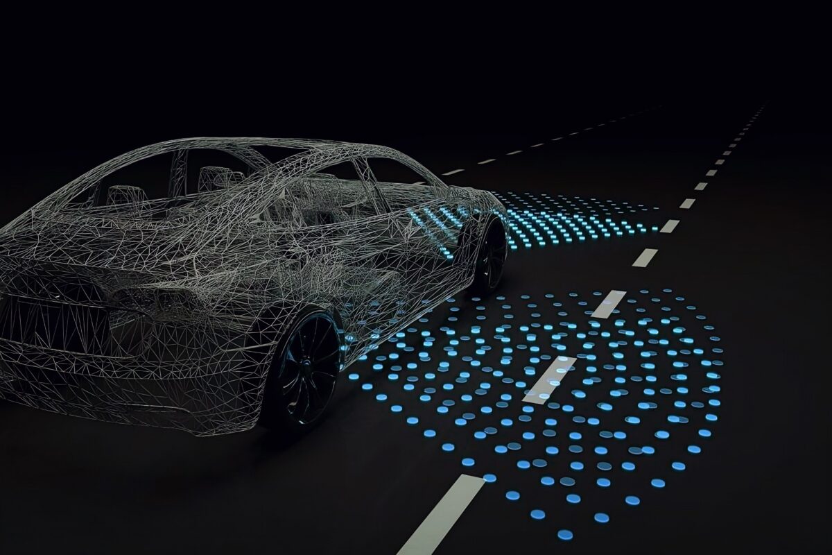 Autonomous vehicle in simulation training visual descriptor
